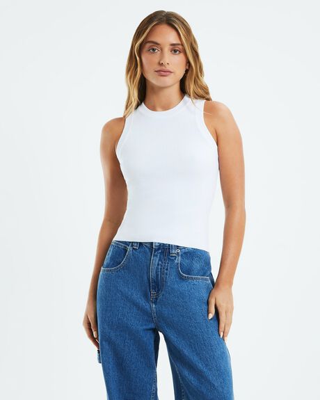 WHITE WOMENS CLOTHING GENERAL PANTS CO. BASICS T-SHIRTS + SINGLETS - 52493300026