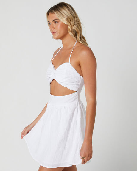 WHITE WOMENS CLOTHING SNDYS DRESSES - SED349M-WHT
