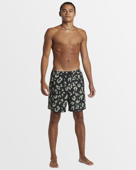BLACK MENS CLOTHING QUIKSILVER BOARDSHORTS - AQYJV03143-KVJ8
