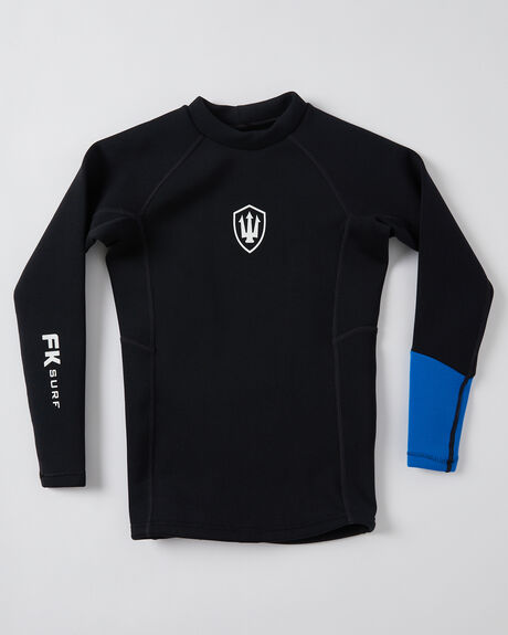 BLACK WHITE SURF KIDS FK SURF VESTS - 2161BLKWH