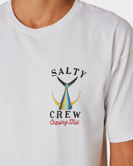 WHITE MENS CLOTHING SALTY CREW T-SHIRTS + SINGLETS - 20035092WHT