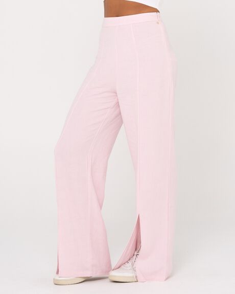 PASTEL PINK WOMENS CLOTHING RUSTY PANTS - N22-PAL1323-PNK-10
