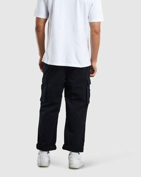 BLACK MENS CLOTHING SPENCER PROJECT PANTS - 22958100037