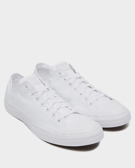 WHITE MONOCHROME MENS FOOTWEAR CONVERSE SNEAKERS - 1U647WHTM