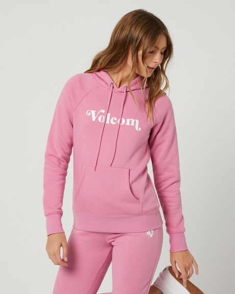 PINK WOMENS CLOTHING VOLCOM HOODIES - B3111886PNK
