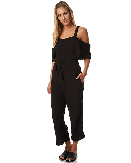 BLACK WOMENS CLOTHING MINKPINK PLAYSUITS + OVERALLS - MP1610471BLK