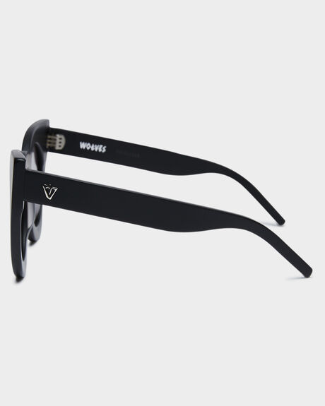 MATTE BLACK WOMENS ACCESSORIES VALLEY SUNGLASSES - S0519MBLK