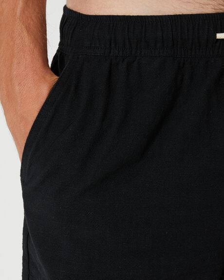 BLACK MENS CLOTHING SWELL SHORTS - SWMS23216BLK