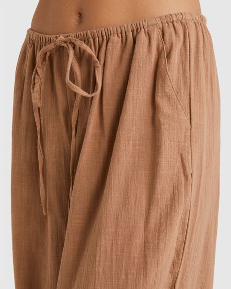 COCOA WOMENS CLOTHING BILLABONG PANTS - UBJX600105-COC