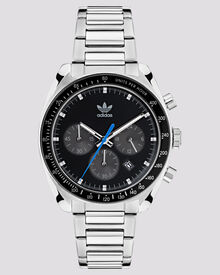 Adidas Edition One Chrono 40 Mm Watch Silver SurfStitch