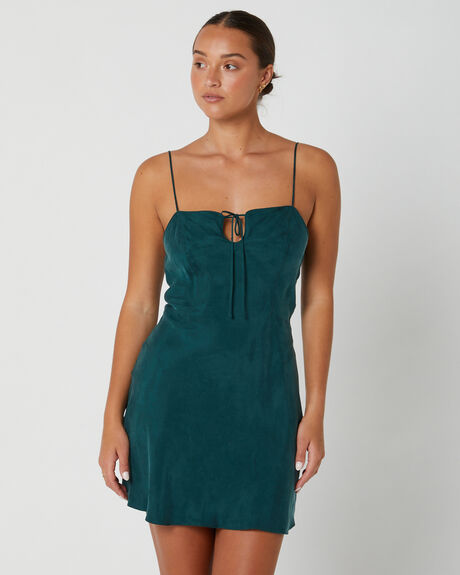 Thrills Fairmont Mini Slip Dress Jasper Green SurfStitch