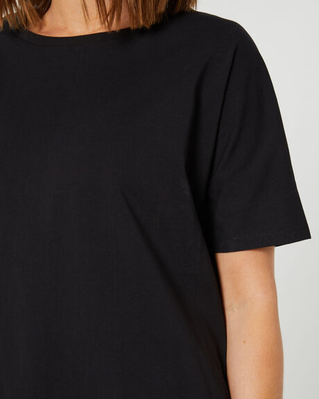 BLACK WOMENS CLOTHING SWELL TEES - S8224001BLK
