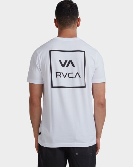 WHITE MENS CLOTHING RVCA T-SHIRTS + SINGLETS - UVYZT00175-WHT
