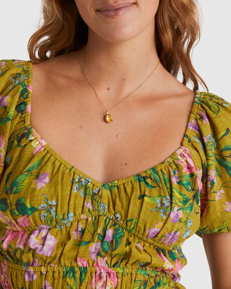 OLIVE WOMENS CLOTHING BILLABONG TOPS - UBJWT00196-GLW0