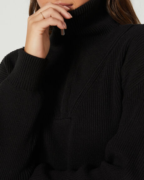 BLACK WOMENS CLOTHING SWELL KNITS + CARDIGANS - S8233150BLK