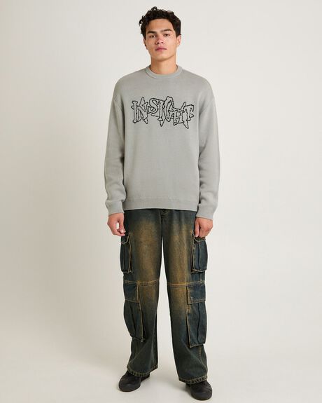 GREY MENS CLOTHING INSIGHT KNITS + CARDIGANS - INMW25819-CHR-S