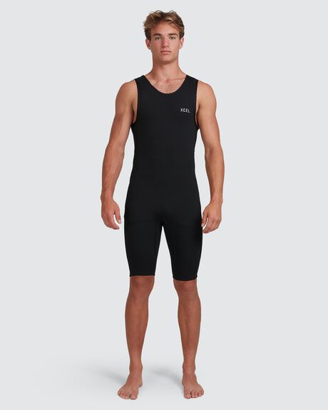 BLACK SURF MENS XCEL SPRINGSUITS - MN208AX1-BLK-S