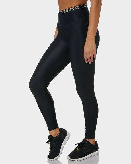 BLACK WOMENS ACTIVEWEAR FIRST BASE LEGGINGS + PANTS - FB181592B-0
