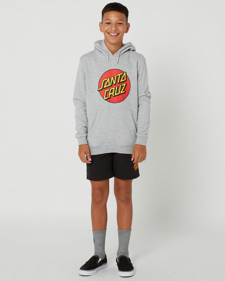 GREY MARLE KIDS BOYS SANTA CRUZ JUMPERS + JACKETS - SB123-HO01GRYM