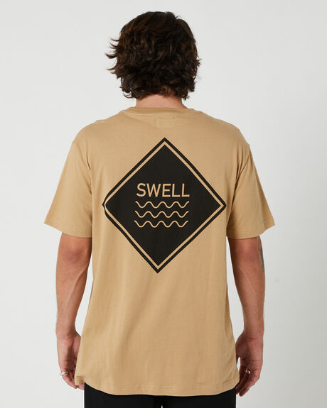 TAN MENS CLOTHING SWELL T-SHIRTS + SINGLETS - SWMS23233TAN