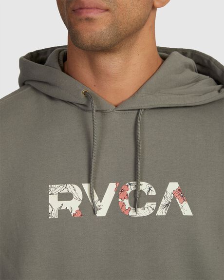 OLIVE MENS CLOTHING RVCA HOODIES - UVYFT00248-GPB0