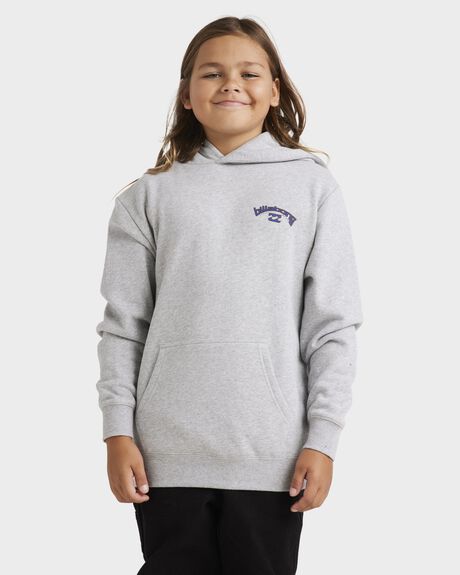 GREY MARLE KIDS YOUTH BOYS BILLABONG JUMPERS + HOODIES - UBBFT00145-GYM