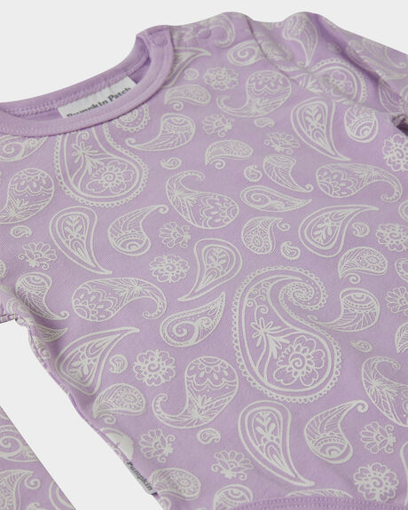 LAVENDER PAISLEY KIDS BABY PUMPKIN PATCH CLOTHING - 20B7007BSLAVPY