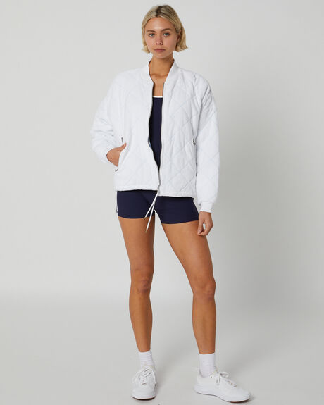 WHITE WOMENS ACTIVEWEAR THE UPSIDE JUMPERS + JACKETS - USW323126WHI