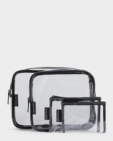 Prene Bags Organiser / Organiser Case Set Of Four (Clear) | SurfStitch