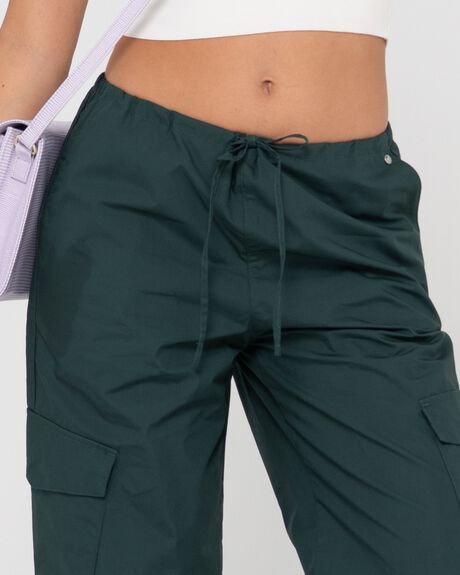 DARK EMERALD WOMENS CLOTHING RUSTY PANTS - S23-PAL1367-DAE-10