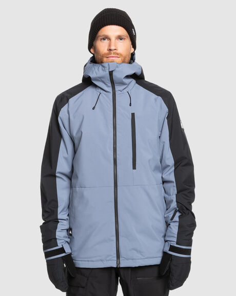 FLINT STONE SNOW MENS QUIKSILVER SNOW JACKET - EQYTJ03404-SNA0