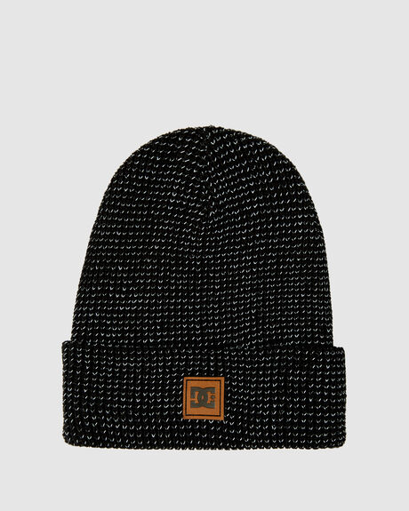 BLACK MENS ACCESSORIES DC SHOES HEADWEAR - ADYHA04115-KVJ0