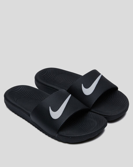 BLACK KIDS BOYS NIKE THONGS - 819352-001