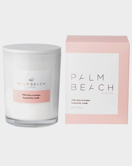 WHITE ROSE & JASMINE HOME CANDLES + DIFFUSERS PALM BEACH COLLECTION  - DLXWRJ