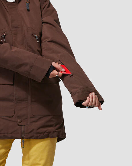 DEEP MAHOGANY SNOW WOMENS ROJO SNOW JACKET - W22RWOJ5222MAH
