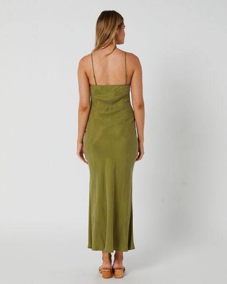 OLIVE WOMENS CLOTHING TIGERLILY DRESSES - T633433OLV