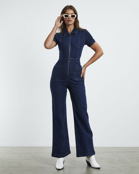 BLUE WOMENS CLOTHING INSIGHT PLAYSUITS + OVERALLS - 52311000045