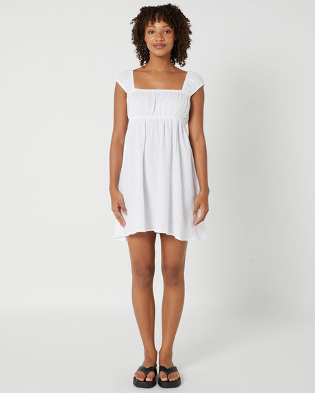 OFF WHITE WOMENS CLOTHING SWELL DRESSES - SWWS24188-WHT
