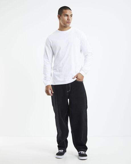 WHITE MENS CLOTHING GENERAL PANTS CO. BASICS T-SHIRTS + SINGLETS - 11526200018