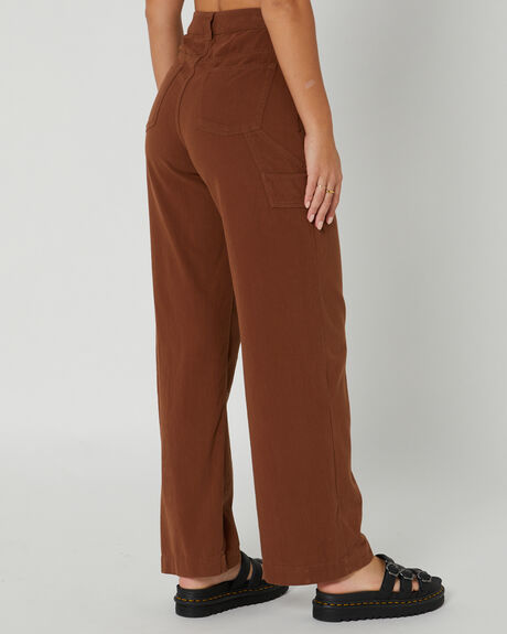 BROWN WOMENS CLOTHING RUSTY PANTS - PAL1324-BRN
