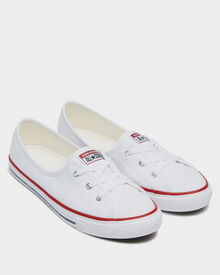 Converse Womens Chuck All Star Ballet Lace - White | SurfStitch