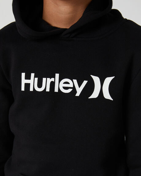 BLACK KIDS BOYS HURLEY JUMPERS + JACKETS - HHBFLOOCOH010