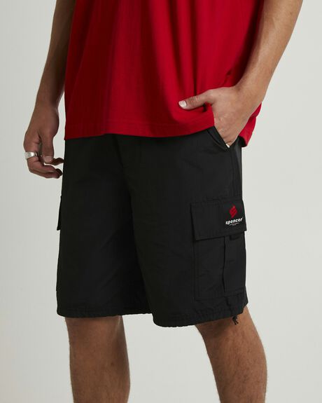 BLACK MENS CLOTHING SPENCER PROJECT SHORTS - SPMS25139-BLK