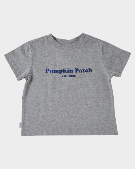 GREY MARLE KIDS BOYS PUMPKIN PATCH T-SHIRTS + SINGLETS - 20TB8027TPPGRM