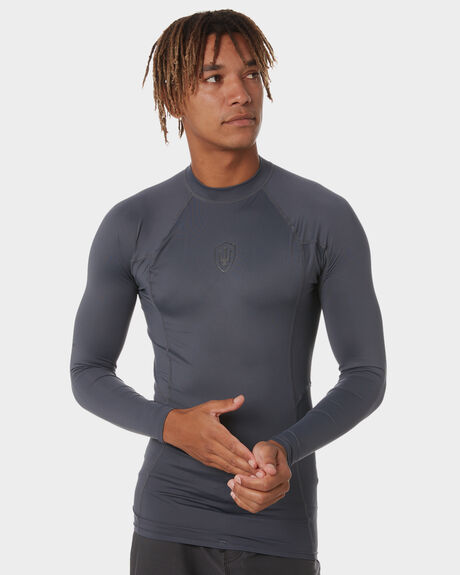 CHARCOAL SURF MENS FK SURF RASHVESTS - 2001CHCHAR