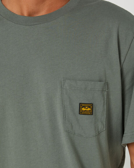 AGAVE GREEN MENS CLOTHING DEPACTUS BASIC TEES - D5214001AGAVE