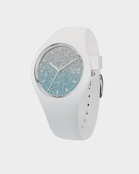 Ice glitter white silver clearance
