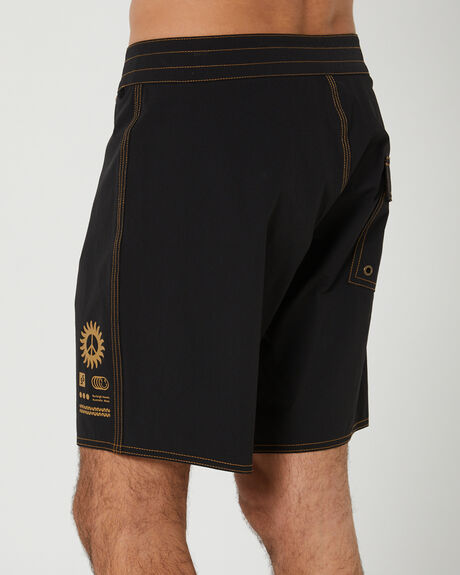 BLACK MENS CLOTHING STAY BOARDSHORTS - SBO-22306BLK