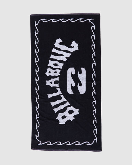 BLACK MENS ACCESSORIES BILLABONG TOWELS - ABYAA00241-BLK