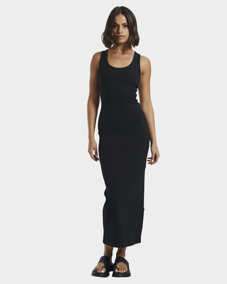 BLACK WOMENS CLOTHING GENERAL PANTS CO. BASICS DRESSES - 47116900026